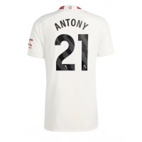 Manchester United Antony #21 Tretí futbalový dres 2023-24 Krátky Rukáv